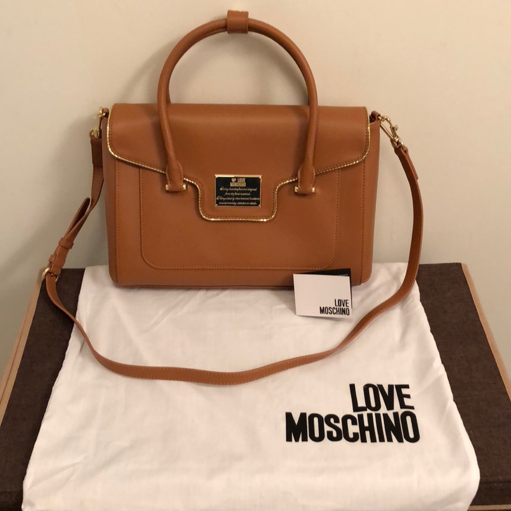 Love Moschino leather handbag